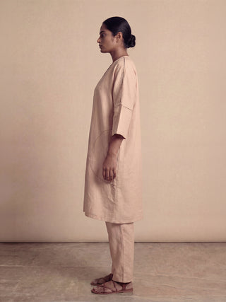 Oversized Co-ord Set - Pale Pink