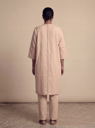 Oversized Co-ord Set - Pale Pink